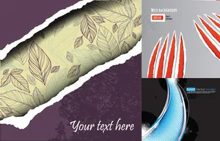 撕裂纸张背景,背景元素