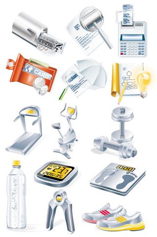 立体图标矢量,免抠元素