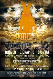 火热夏日酒吧海报 火热夏日酒吧海报