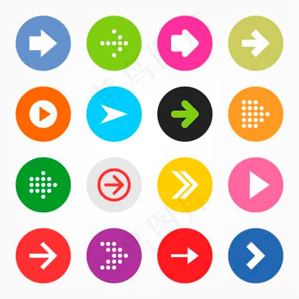 箭头图标,免抠元素eps,ai矢量模版下载