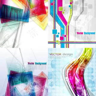 时尚炫彩背景,背景元素