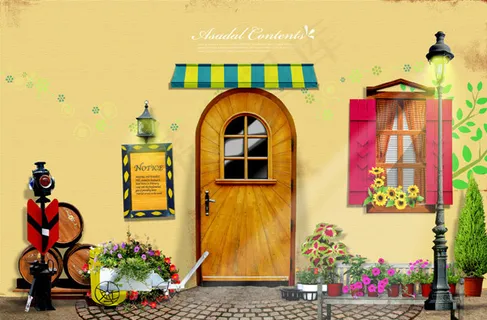 复古建筑风景 复古建筑风景