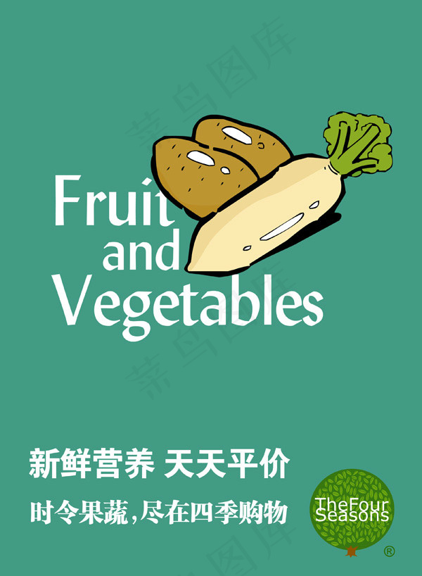 果蔬广告1psd模版下载