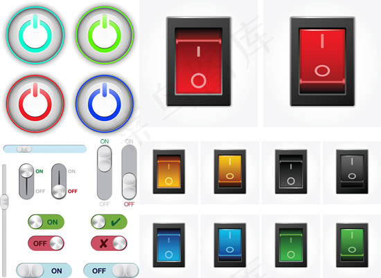 电源开关按钮
