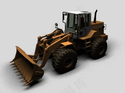 装载机3D模型 装载机3D模型