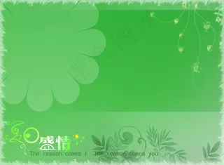 素雅花纹花朵背景,背景元素