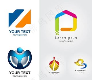 几何抽象图形标志