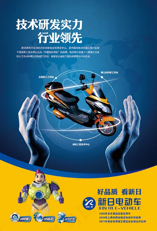 新日电动车海报(2520X3701(DPI:100))psd模版下载
