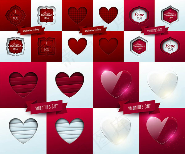 情人节桃心元素