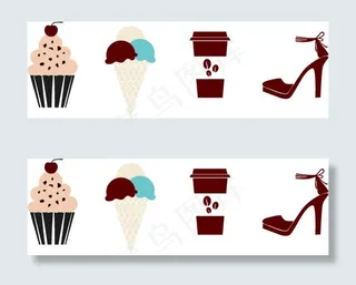 饮食高跟鞋图标,免抠元素