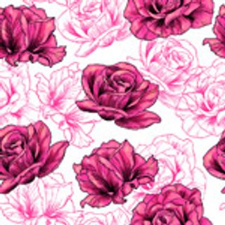 玫瑰花手绘背景