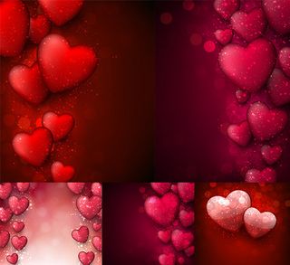 红心情人节矢量