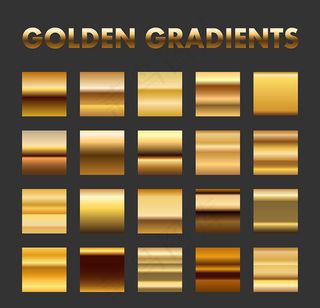 金色梯度背景