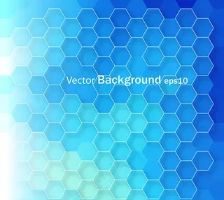 六角形线条背景