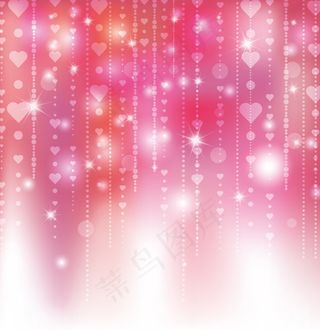 闪耀挂饰节日背景