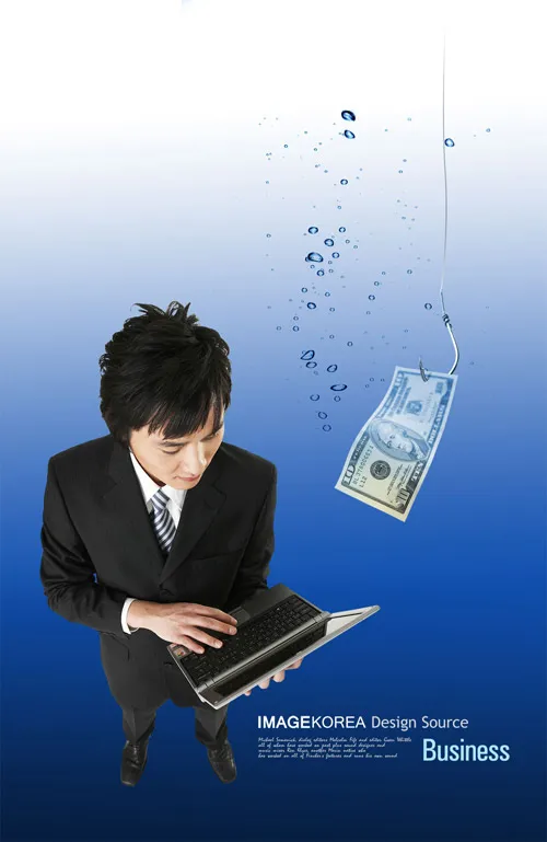 精打细算金融psd模版下载