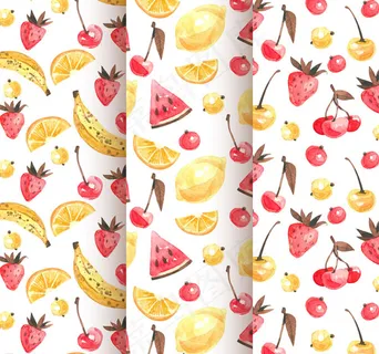 水果无缝背景
