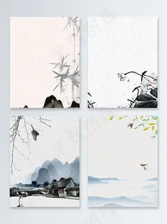 水墨中国风背景 水墨中国风背景