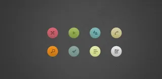 精致哑光图标,免抠元素