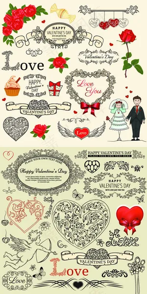 情人节花纹图案