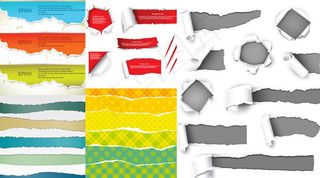 撕破的纸张背景