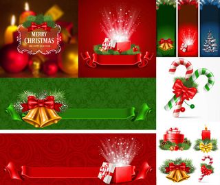 圣诞节主题矢量