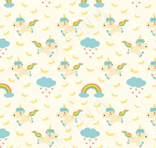 独角兽无缝背景