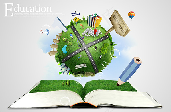 清新书中的世界