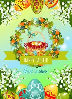 卡通复活节海报