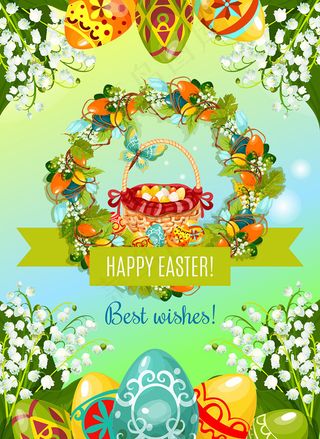 卡通复活节海报