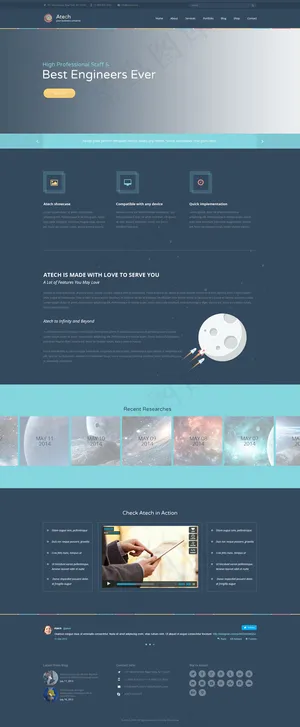 国外科技网站,背景元素