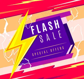 闪电限时抢购海报 闪电限时抢购海报