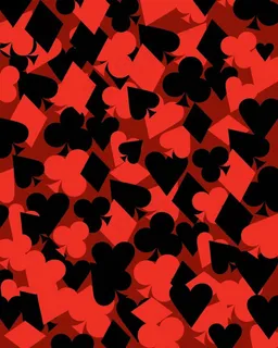 扑克牌图案背景