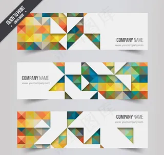 几何形banner