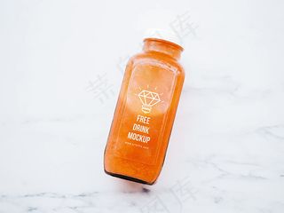 玻璃瓶logo样机