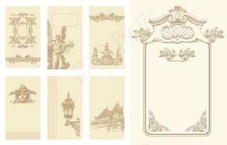 欧式边框卡片
