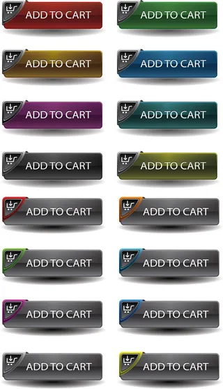 网页按钮图标,免抠元素