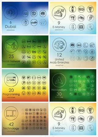 线性图标设计,免抠元素