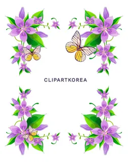 紫色花卉文本框