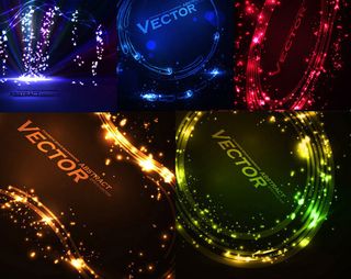 创意闪亮背景,背景元素