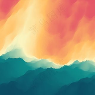 时尚抽象水彩背景