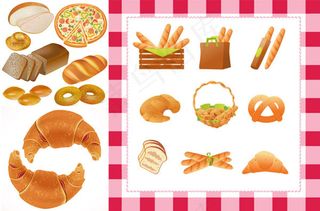糕点矢量素材