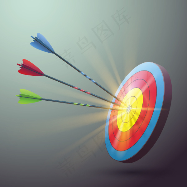 标靶靶心矢量eps,ai矢量模版下载