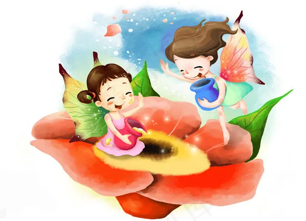 采蜜的翅膀女孩