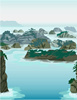 矢量风景背景_207,背景元素ai矢量模版下载