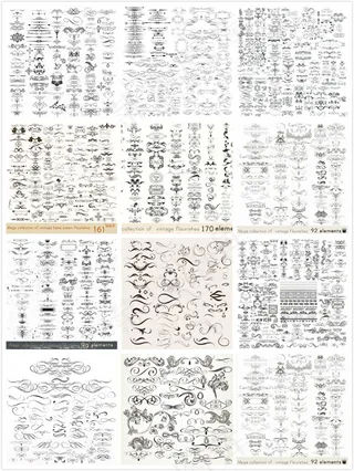 欧式装饰花纹花边