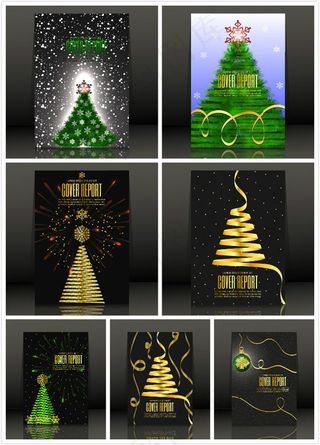 圣诞节海报矢量