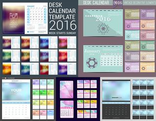 2016年日历主题
