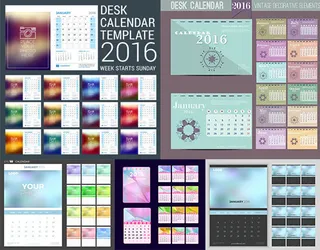 2016年日历主题