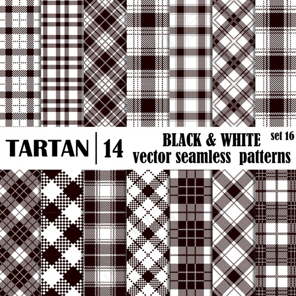 格子布料无缝背景